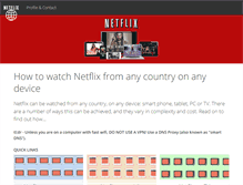 Tablet Screenshot of netflix-abroad.com